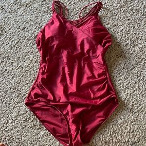 One piece bathing suit